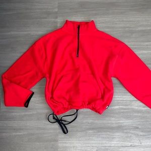 Pink Victoria's Secret Women's Polar Fleece Half Zip